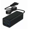 Gembird TA-UC-2A2C-PD100-01-BK nabíjačka pre mobilné zariadenia notebook, smartfón čierna AC rýchle nabíjanie interiérová