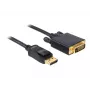 Kábel DeLOCK Displayport na DVI 24+1 samec/samec 2 m