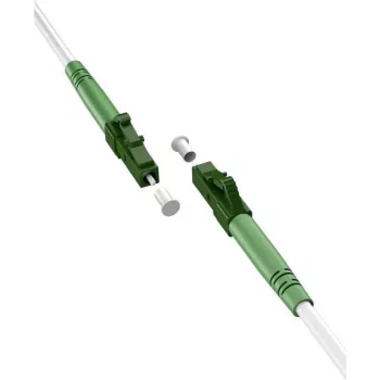 Goobay 59588 optický kábel 10 m LC/APC FTTH OS2 biela (59588)