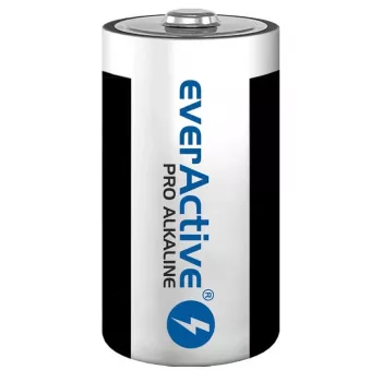 Alkalické batérie everActive Pro Alkaline LR20 D - blister 2 ks