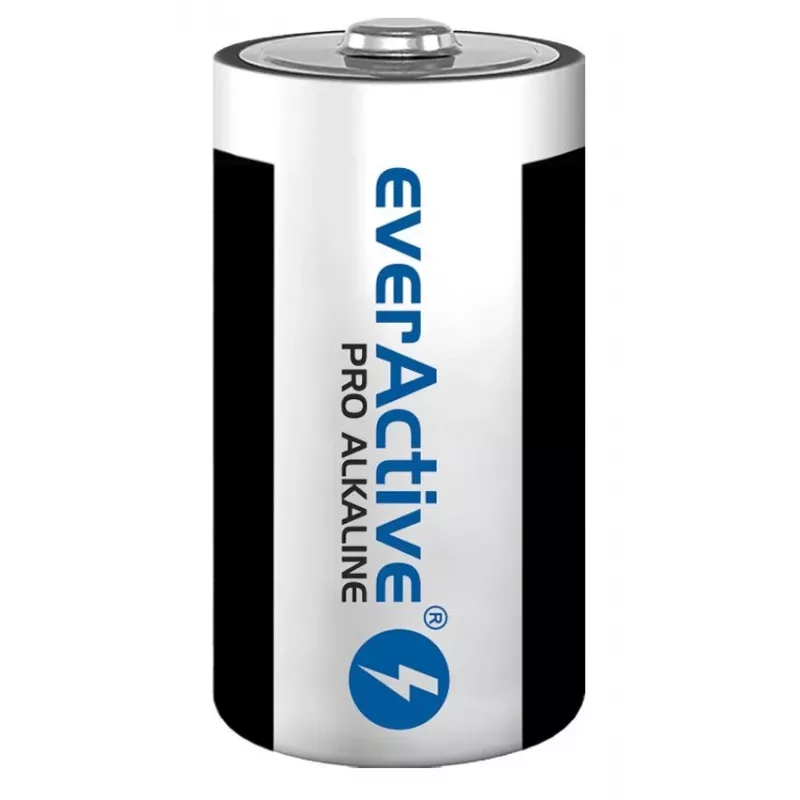 Alkalické batérie everActive Pro Alkaline LR20 D - blister 2 ks