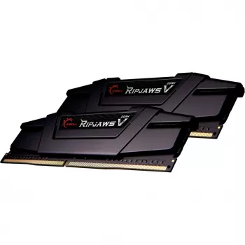 DIMM 64 GB DDR4-2666 (2x 32 GB) Dual-Kit, operačná pamäť čierna, F4-2666C19D-64GVK, Ripjaws V, INTEL XMP