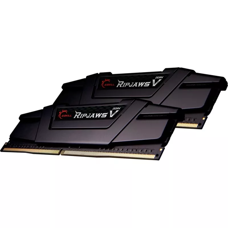 DIMM 64 GB DDR4-2666 (2x 32 GB) Dual-Kit, operačná pamäť čierna, F4-2666C19D-64GVK, Ripjaws V, INTEL XMP