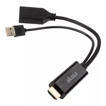 HDMI na DisplayPort adaptérový kábel Akasa AK-CBHD24-25BK