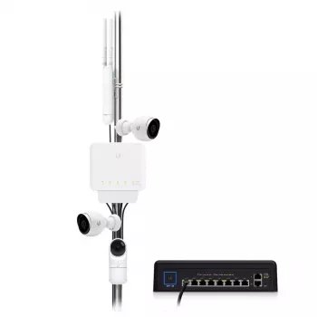 Ubiquiti UniFi Switch Flex (balenie 3 ks) Managed L2 Gigabit Ethernet (10/100/1000) Power over Ethernet (PoE) biela