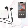 LogiLink USB-C audio adaptér USB-C/M na 2x USB-C/F 60W PD biely