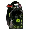 FLEXI Black Design S - navíjacie vodítko - 5 m