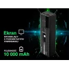 Prenosná powerbanka TRACER Quant 10000 mAh Li-Ion, PD & QC3.0, 3 konektory (2×USB-C, 1×USB-A), 100W, čierna