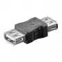 Microconnect USBAFAF káblový adaptér USB A čierna