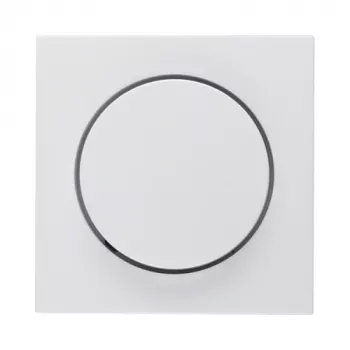 Dimmer Berker 11378989 nástenný otočný dimmer, biela