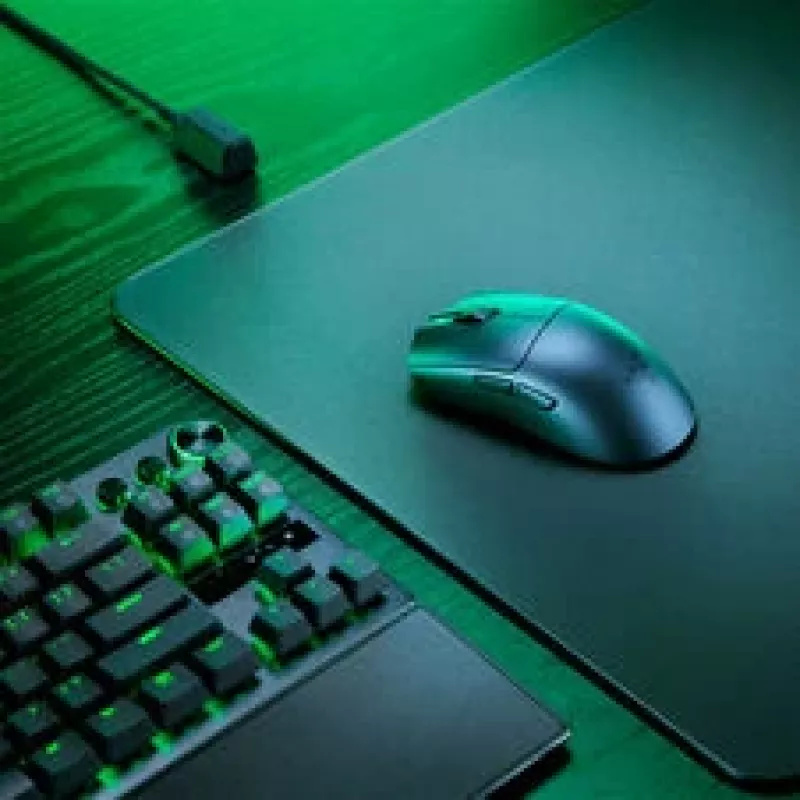 Herná myš a podložka pod myš set Razer Viper V3 Pro + Gigantus M, čierna