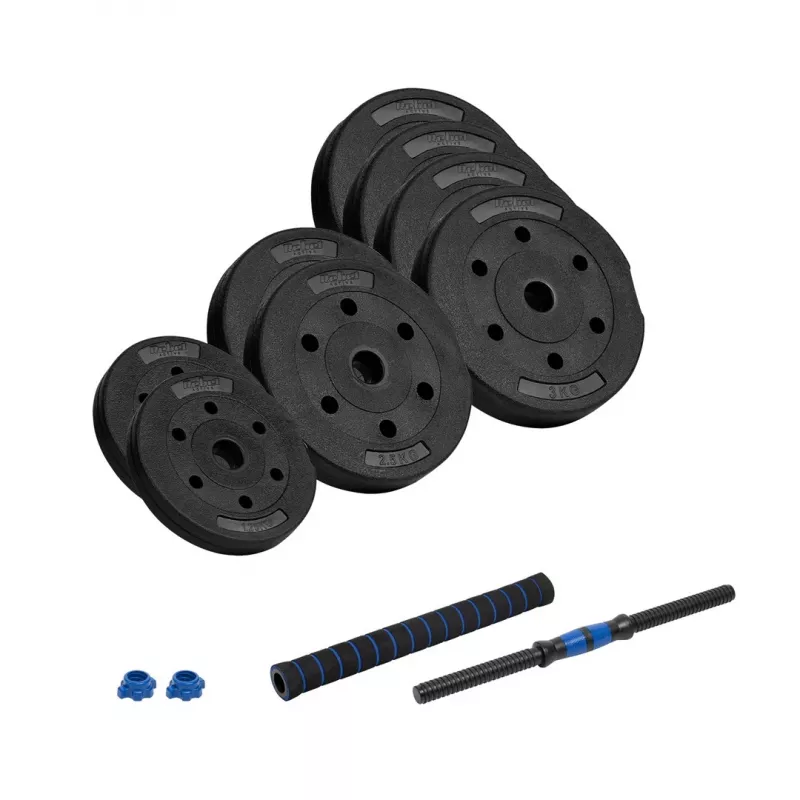 REBEL ACTIVE nastaviteľná bitúmenová jednoručka so spojkou 1x20kg
