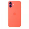 iPhone 16 Plus silikónové puzdro s MagSafe - Mandarine