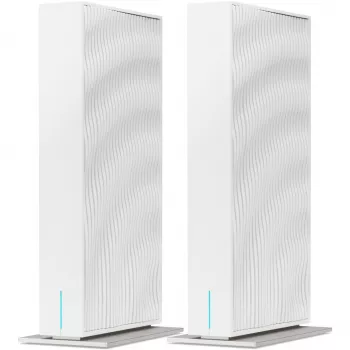 Acer Wave 7, Wi-Fi 7 Mesh router, EU zástrčka, Dual-Pack, bezdrôtový router Gigabit Ethernet dual-band (2,4 GHz + 5 GHz alebo 2,4 GHz + 6 GHz)