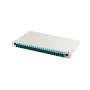 Patch panel A-LAN DN-96422/3 24x SC Duplex OM3 sivý