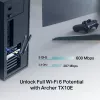 Wi‑Fi 6 Bluetooth PCIe adaptér TP‑LINK Archer TX10E AX900 — PCIe‑karta, AX900 Wi‑Fi 6, Bluetooth