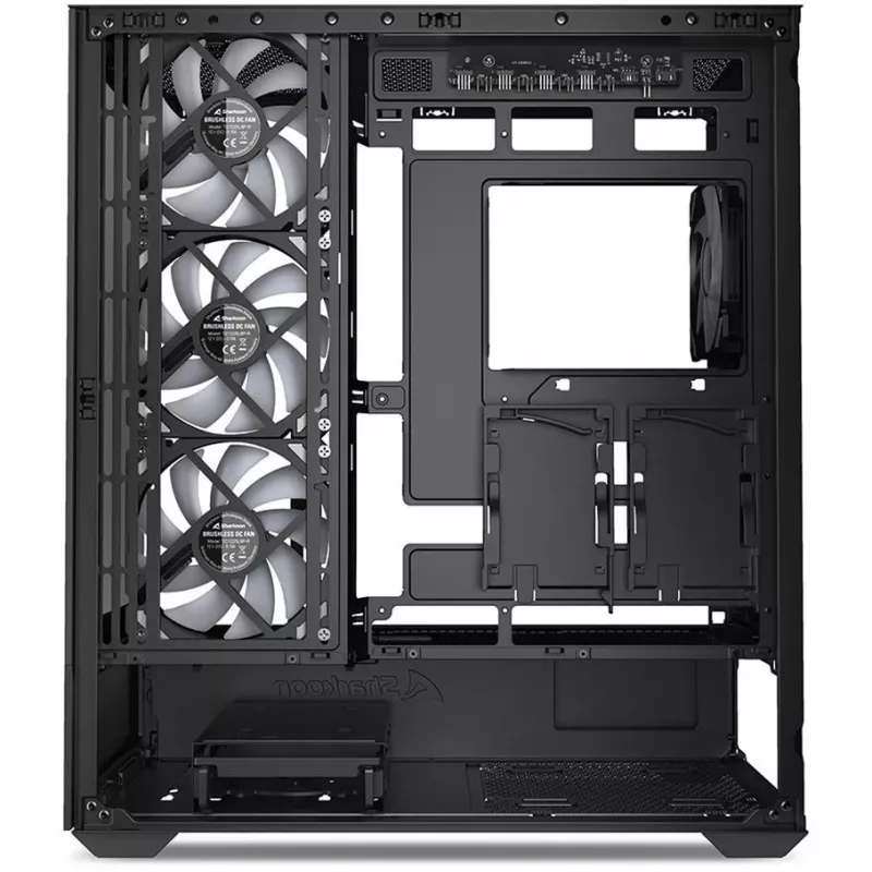 PC skriňa Sharkoon AK6 RGB, ATX, čierna