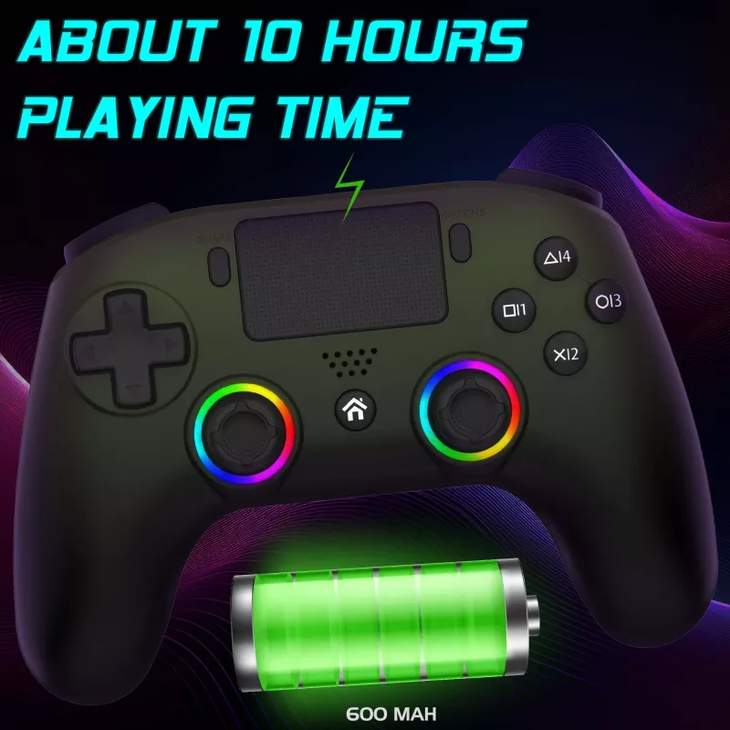 Subsonic bezdrôtový LED ovládač zelený pre PS5