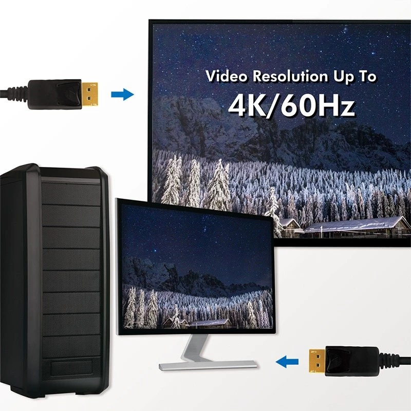 LogiLink DisplayPort kábel 3 m čierny CD0102