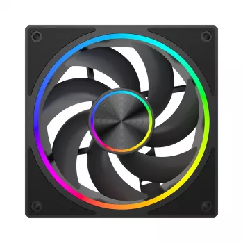 Skriňový ventilátor MODECOM VOLCANO LOOP 120 ARGB, 120 mm, PWM, 400–1400 ot/min, čierny