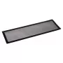 Protiprachový filter DEMCiflex 0324 — okrúhly filter, výška 120 mm, čierny/sivý