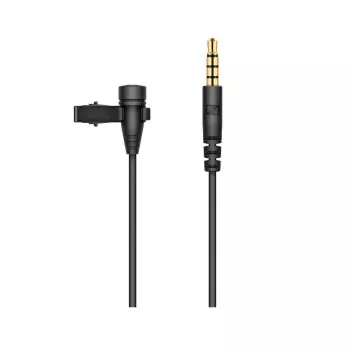 Lavalierový mikrofón Sennheiser XS LAV MOBILE, pripínací kondenzátorový, omnidirekcionálny, 2 m kábel, 3,5 mm, 50–18000 Hz, 19 g, čierny