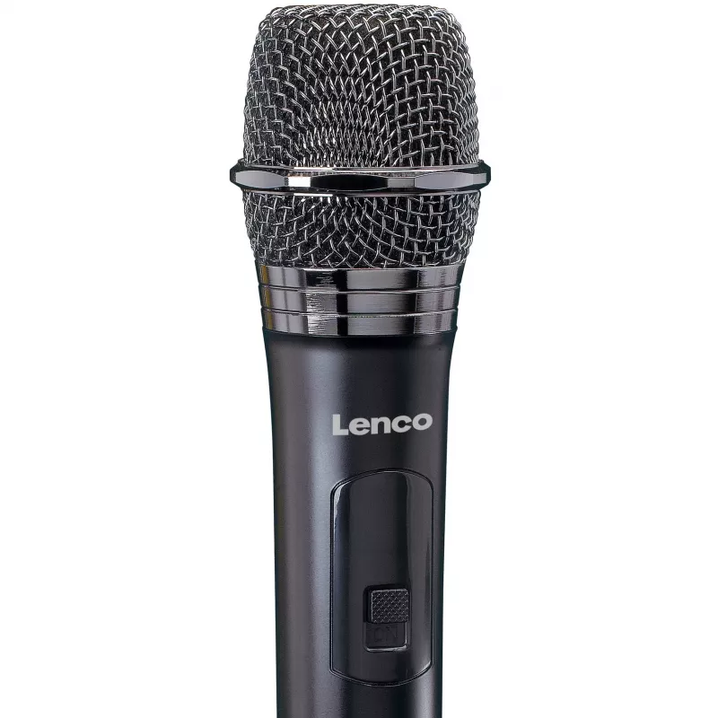 Scénický mikrofón Lenco MCW-020BK