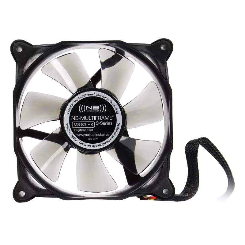 Noiseblocker Multiframe S-Serie M8-3 HS 80mm ventilátor skrine