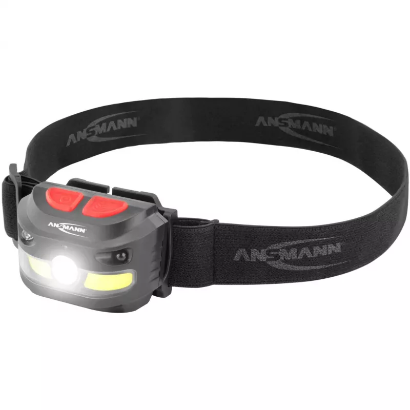 Čelová lampa Ansmann HD250RS čierna COB LED 4W IP54