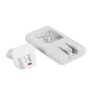 Akyga AK-CH-31 plochá GaN USB nabíjačka 65 W, USB-C PD + USB-A, biela