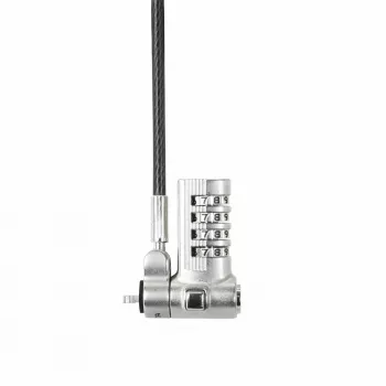 Káblový zámok DICOTA D32050 strieborný 0,3 m číselný zámok