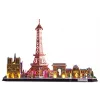3D puzzle CubicFun City Line Paris LED 115 dielov