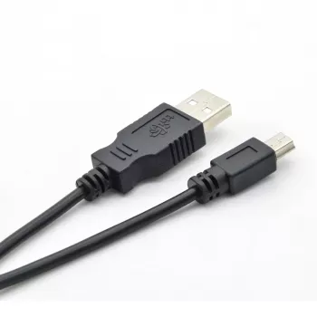 Kábel USB - Mini-USB 1 m, čierny