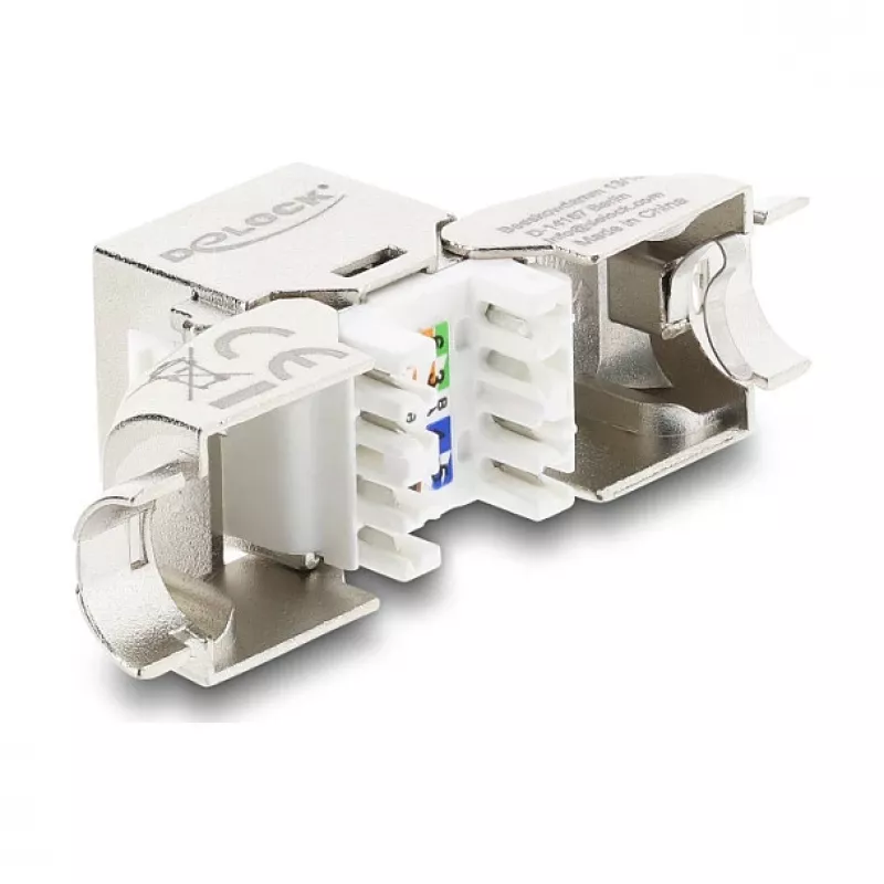 RJ45 Keystone modul konektor samica Cat.6A DELOCK 90798 — LSA pripojenie