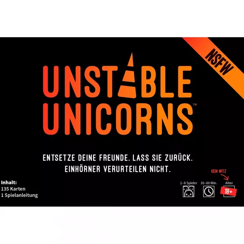 Unstable Unicorns NSFW, kartová hra