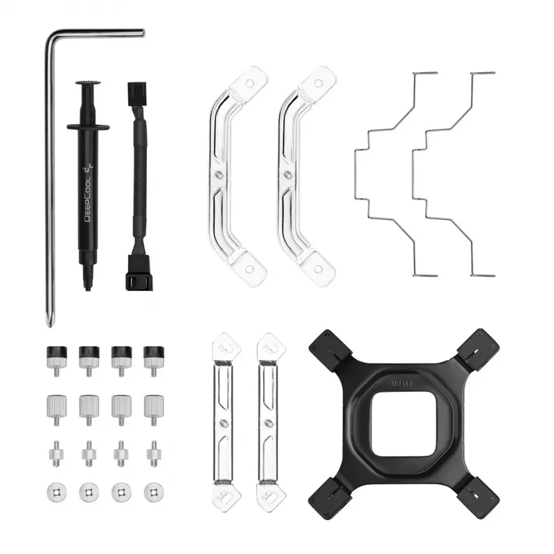 DeepCool AK500 Digital WH procesorový vzduchový chladič 12 cm biely 1 kus
