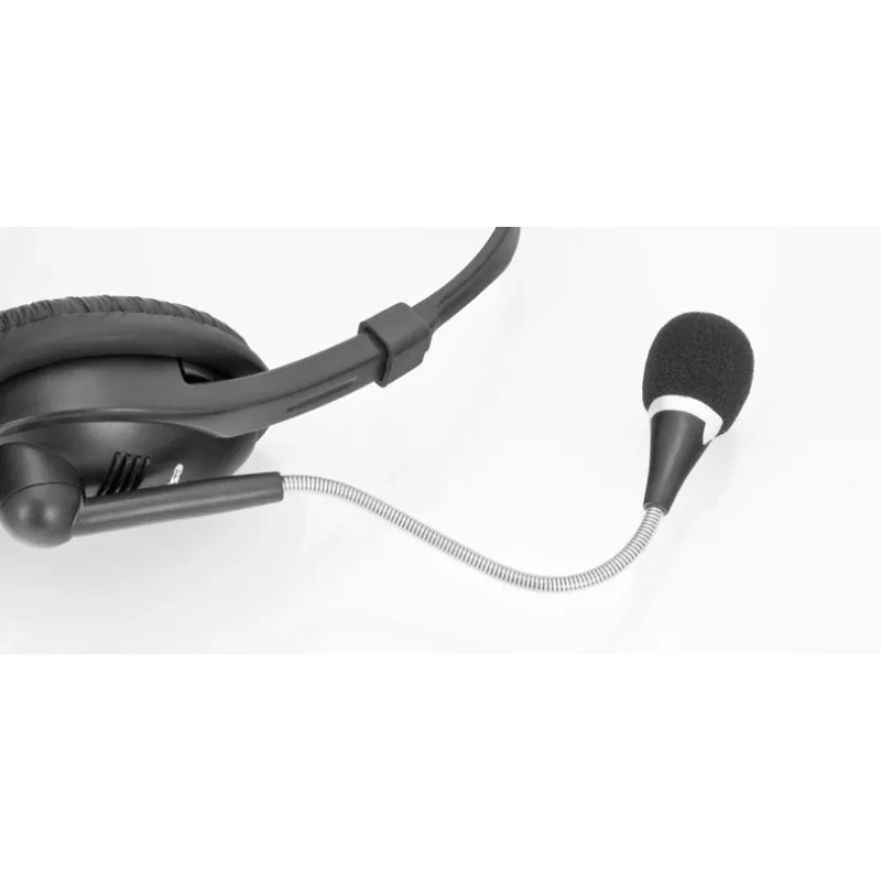 Stereo headset s mikrofónom a reguláciou hlasitosti EH115