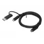Lenovo 4X90U90618 USB kábel USB 3.2 Gen 1 (3.1 Gen 1) 1 m USB A/USB C USB C čierny