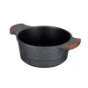 Kuchynské náčinie Resto Kitchenware Capella 2,6 L okrúhle čierne drevo