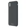 Puzdro na telefón Tellur Liquid Silicone pre iPhone XS Max — čierne