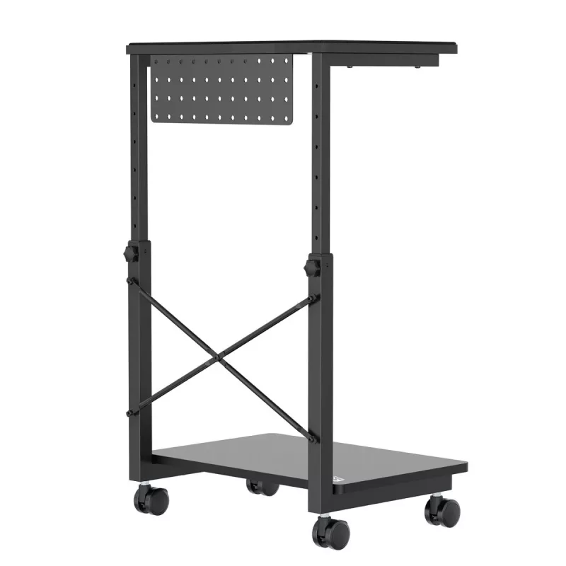 CPU vozík s NanoRS policou, max. 80 kg, výškovo nastaviteľný 550–850 mm, RS430