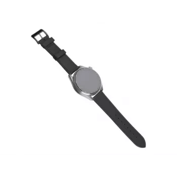 Kožený náramok FIXED FIXLST-20MM-BK – 20 mm rýchloupínací čierny pre smart hodinky