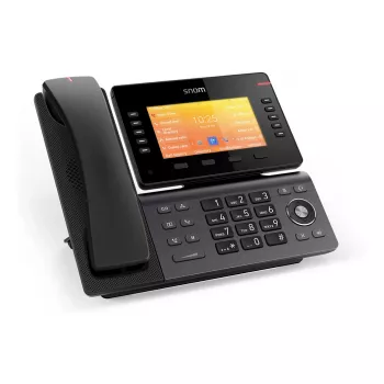 Snom D892M, IP telefón, čierny, stolová/nástenná montáž, Linux, TFT, 12,7 cm (5
