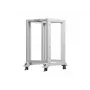 Otvorený rack 19 18U 600x800 sivý