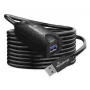 USB-A na USB-A kábel MediaRange MRCS242 USB 3.2 Gen 1 (3.1 Gen 1) 5 m 5 Gbit/s čierny
