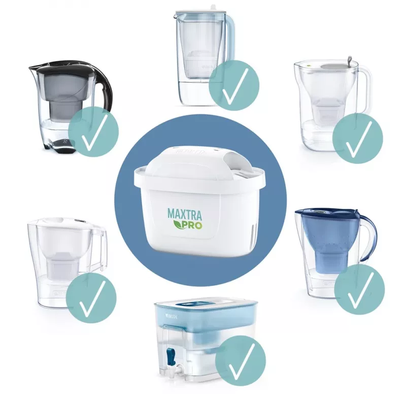 Filtračná kazeta na vodu BRITA Maxtra+ Pure Performance, technopolymér, kapacita 150 L, 3 ks