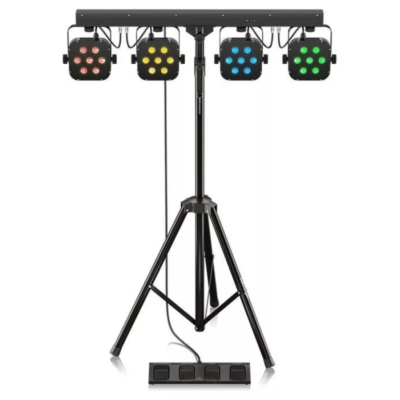 Behringer STAGE TRI LED BUNDLE ST1 sada 4x LED PAR s ovládačom + stojan