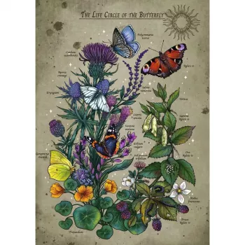 Ravensburger Puzzle Circle of Life Butterfly 1000 dielikov