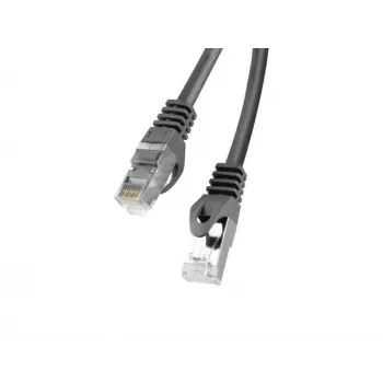 Lanberg Cat6 sieťový kábel RJ-45 na RJ-45 PCF6-10CC-0500-BK, 5 m, F/UTP, 250 MHz, čierny