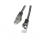 Lanberg Cat6 sieťový kábel RJ-45 na RJ-45 PCF6-10CC-0500-BK, 5 m, F/UTP, 250 MHz, čierny